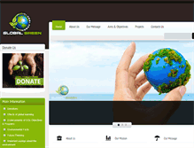 Tablet Screenshot of globalgreenpk.org